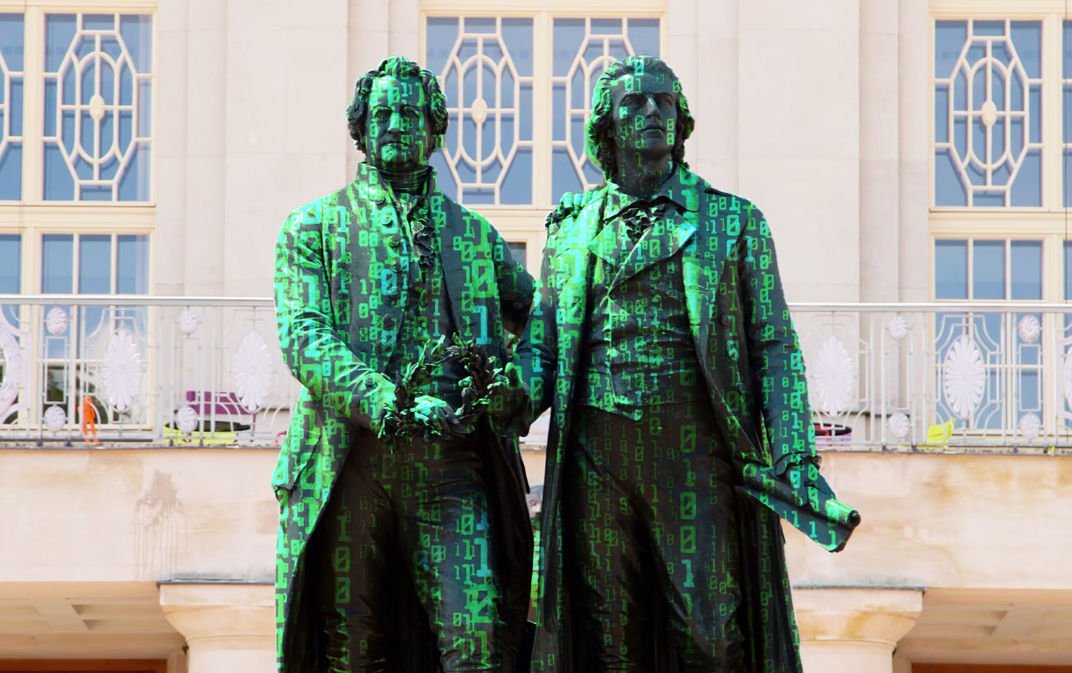 Webdesign Weimar - WebWeimar - Goethe und Schiller als Code 2